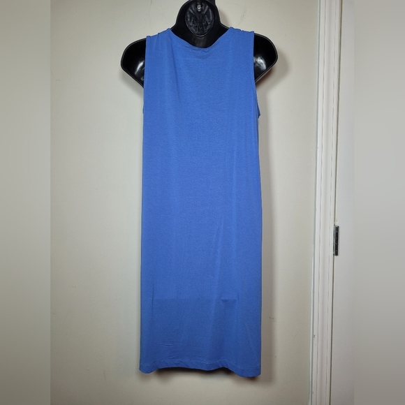 J. Jill Wearever Collection Blue Shift Dress sz XS - Picture 2 of 7